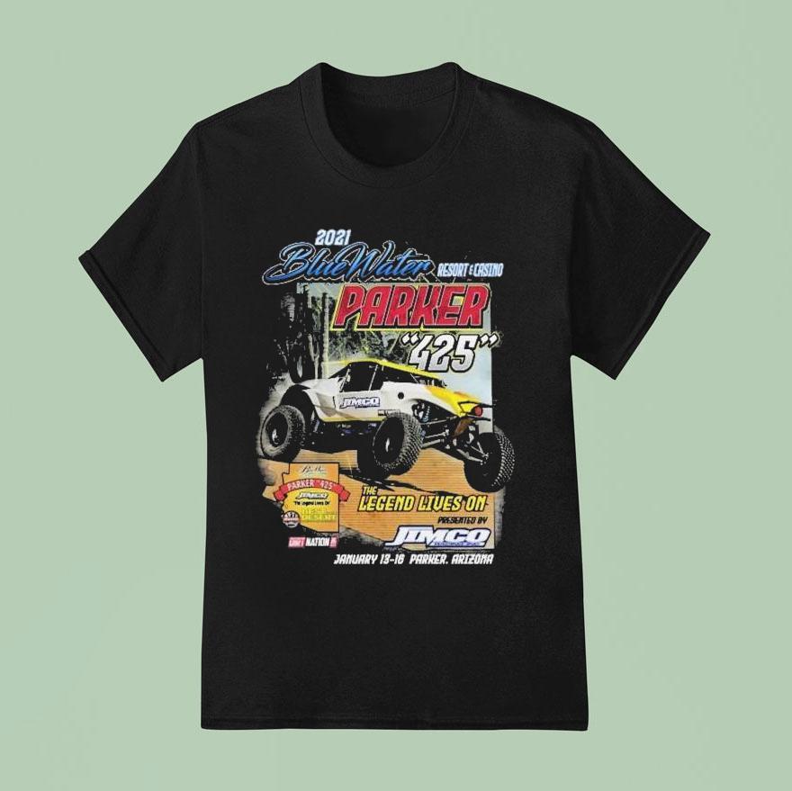 2021 Bluewater Resort Parker 425 The Legend Lives On Event Shirt