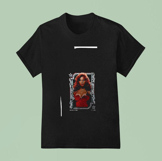 2025 Beyonce Cowboy Carter Tour X Las Vegas Red Photo Shirt