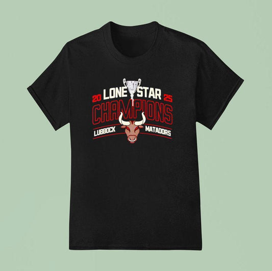 2025 Lone Star Champions Lubbock Matadors Shirt