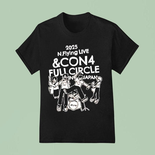 2025 Nflying Live And Con4 Full Circle In Japan T-shirs
