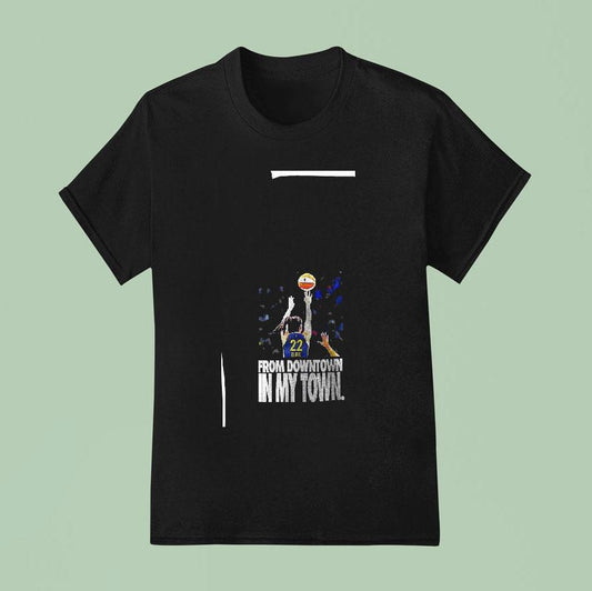 2025 Wnba All Star Indiana Fever Caitlin Clark From My Downtown The Floor Is Ours Shirt