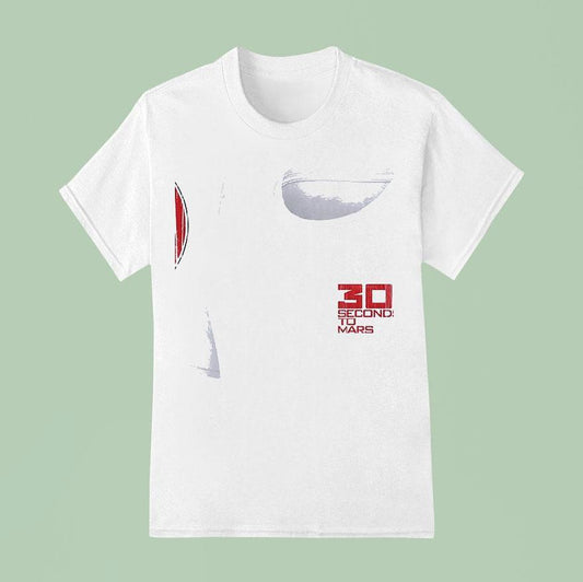 30 Seconds To Mars Distressed Logo Shirt