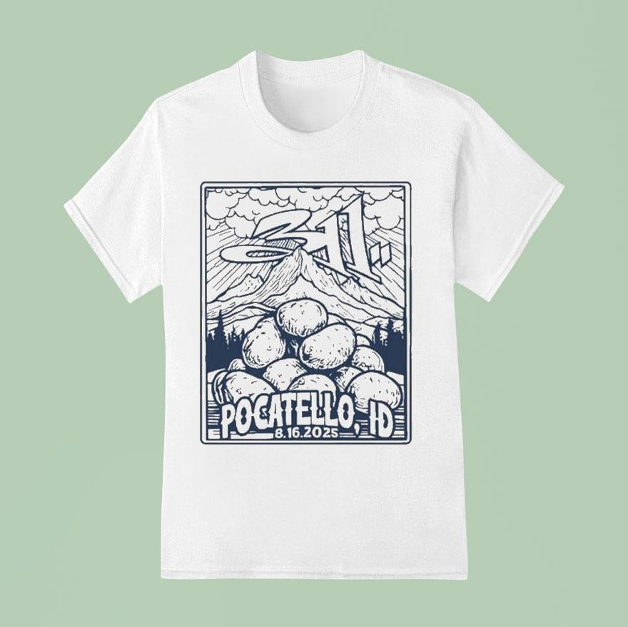 311 Portneuf Health Trust Amphitheatre Pocatello Id Tour 2025 Shirt