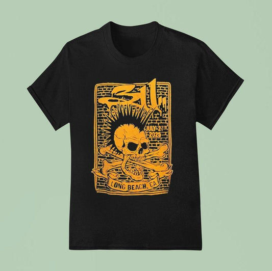 311 Vans Warped Tour 2025 Event In Long Beach California On July 27 Skull Shirt