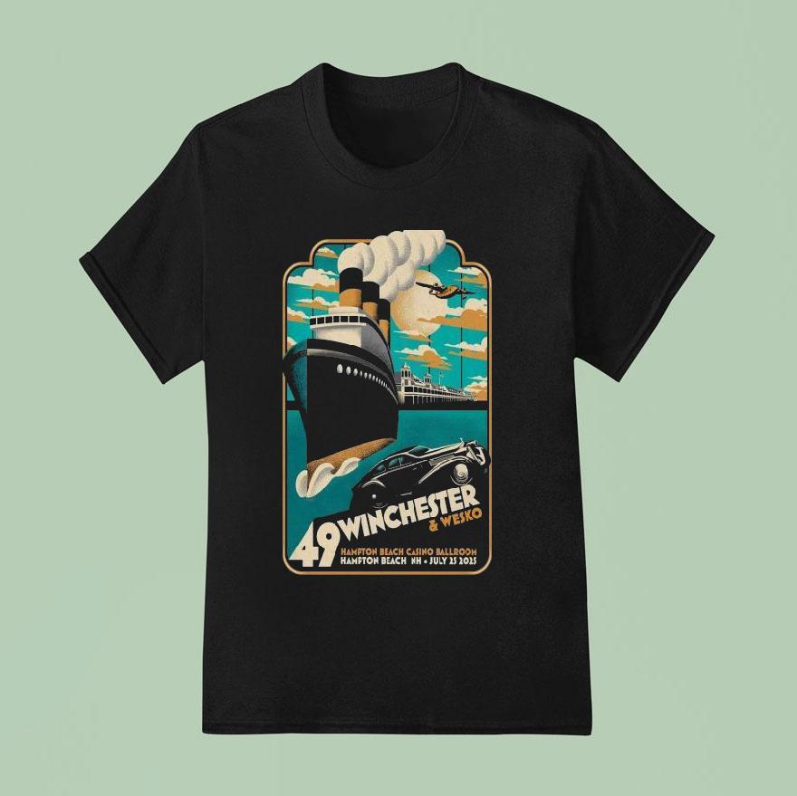 49 Winchester Hampton Beach Casino Ballroom, Hampton Beach, Nh July 25, 2025 Shirt