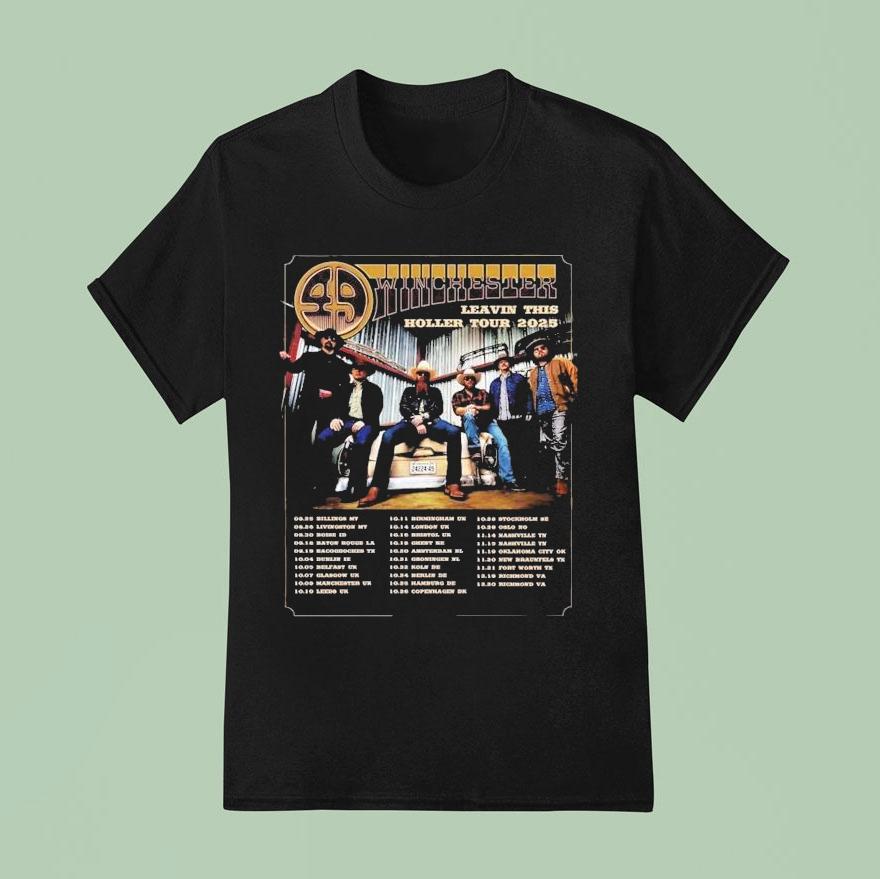 49 Winchester Leavin This Holler Tour 2025 Dates On August 25th In Billings Mt Shirt