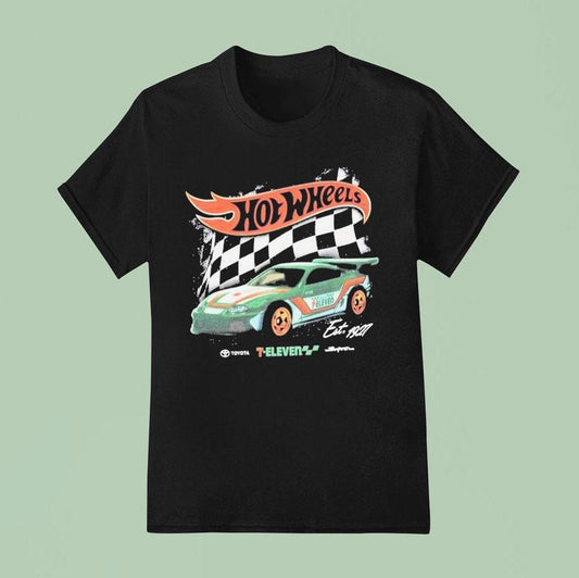 7-eleven X Hot Wheels Checker Est 1927 Shirt
