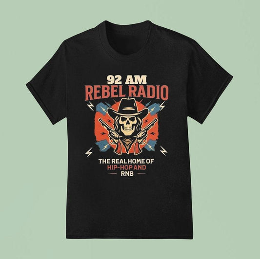 92am Rebel Radio The Real Home Of Hip Hop And Rnb Shirt