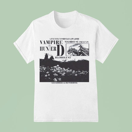 A Film By Yoshiaki Kawajiri Vampire Madhouse Presents Hunter D Bloodlust Shirt