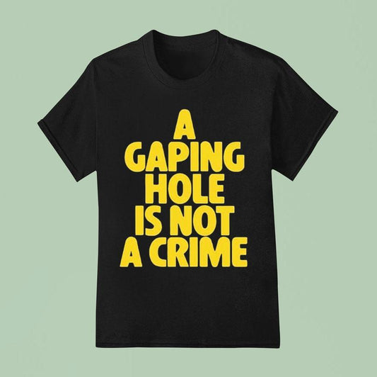 A Gaping Hole Is Not A Crime Shirt
