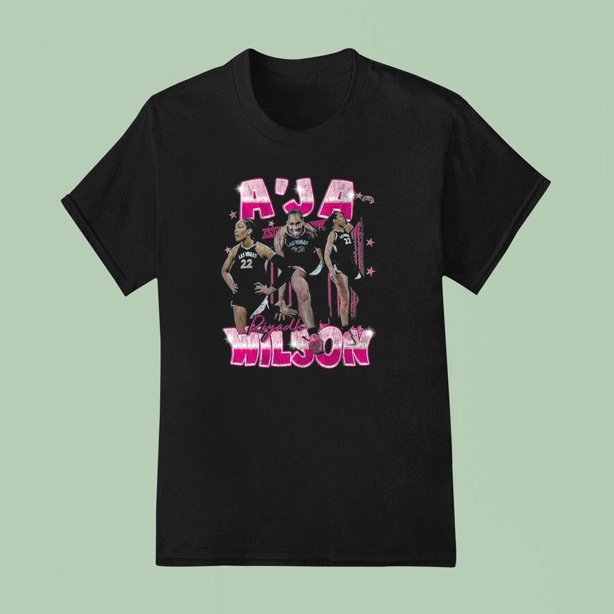 A'ja Wilson Las Vegas Aces Basketball Shirt