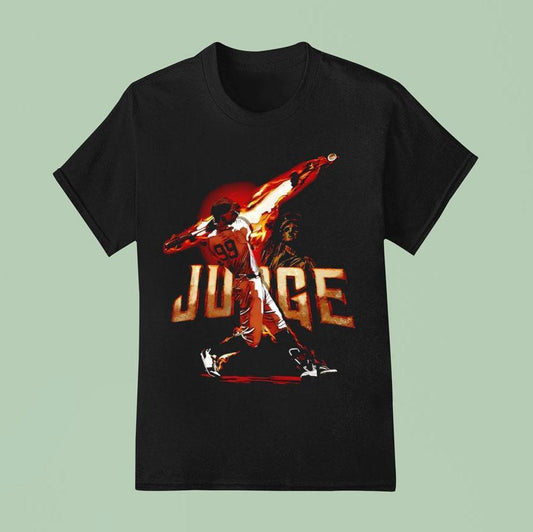 Aaron Judge Fire Swing New York Yankees Baseball Shirt