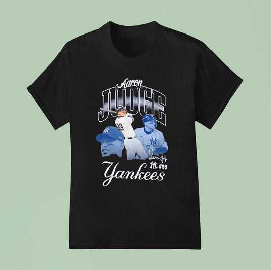 Aaron Judge New York Yankees Player Graphic Signature Shirt
