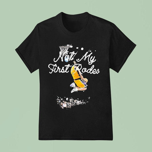 Aaron Rodgers Wearing Kobe Bryant Not My First Rodeo T-shirs