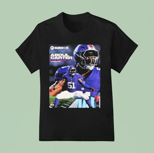 Abdul Carter New York Giants Rookie Debut Madden Nfl 26 American Football 2026 Shirt