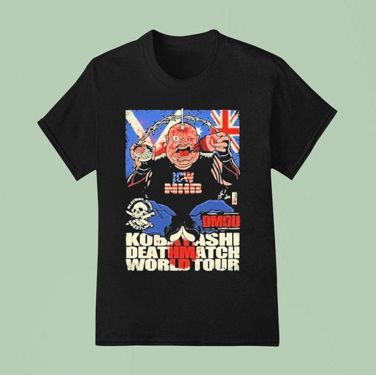 Abdullah Kobayashi Icw Nhb X Dmdu X Bgw Death Match World Tour 2025 Shirt