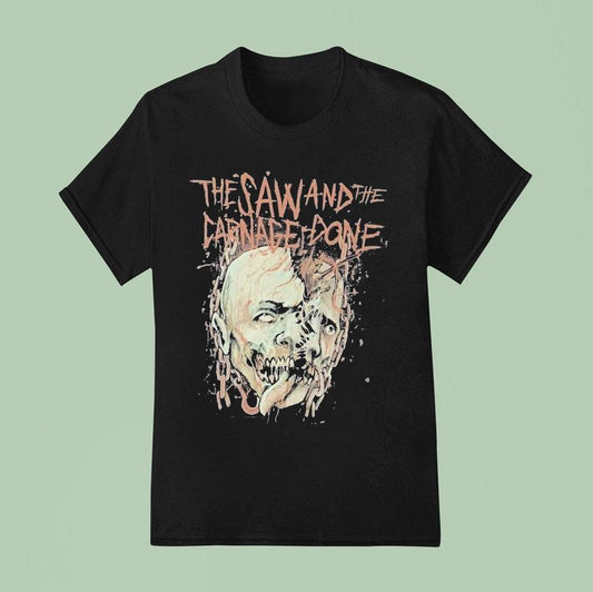 Aborted The Saw And The Carnage Done Heads Shirt