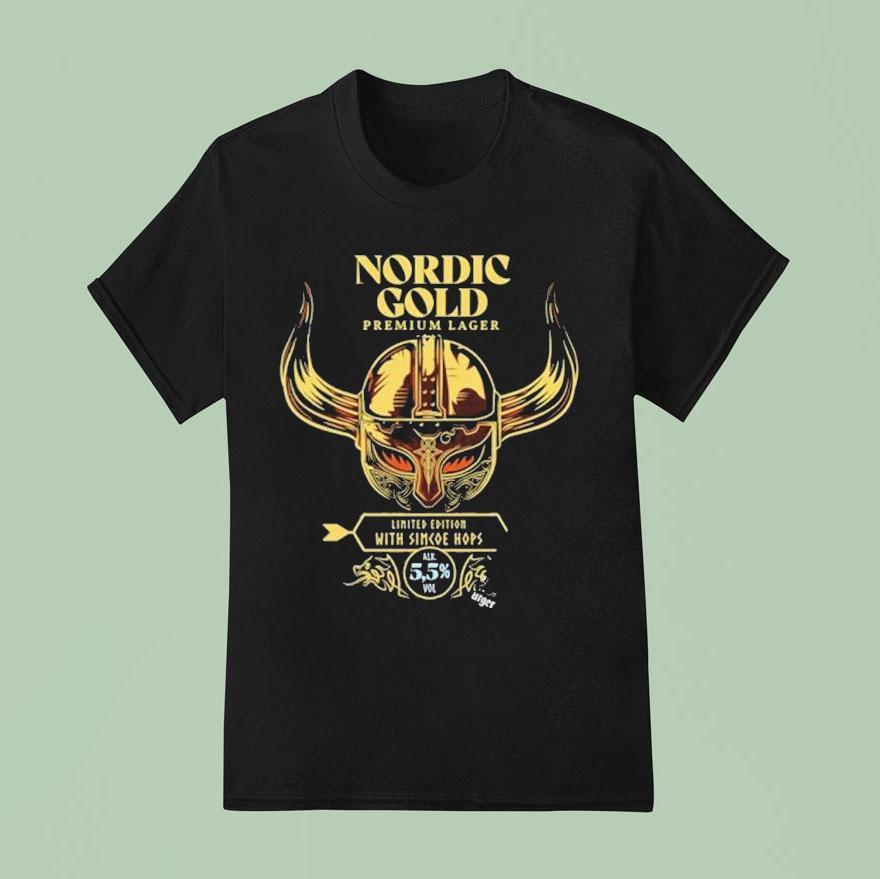 Amon Amarth Nordic Gold Premium Lager With Simcoe Hops Shirt
