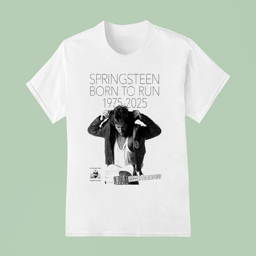 Bruce Springsn 50th Anniversary Born To Run 1975 2925 Shirt