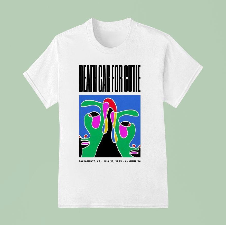 Death Cab For Cutie Tour Sacramento, Ca 2025 Shirt