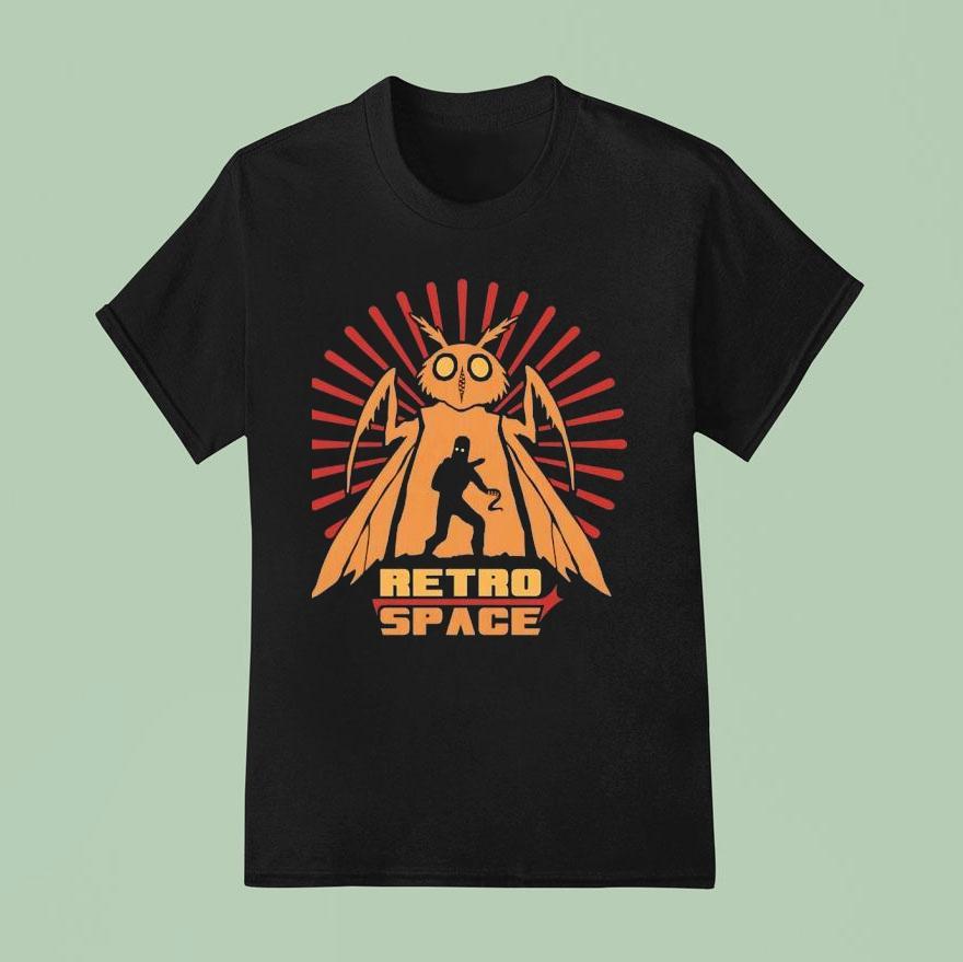 Mothman Retro Space Monster Shirt