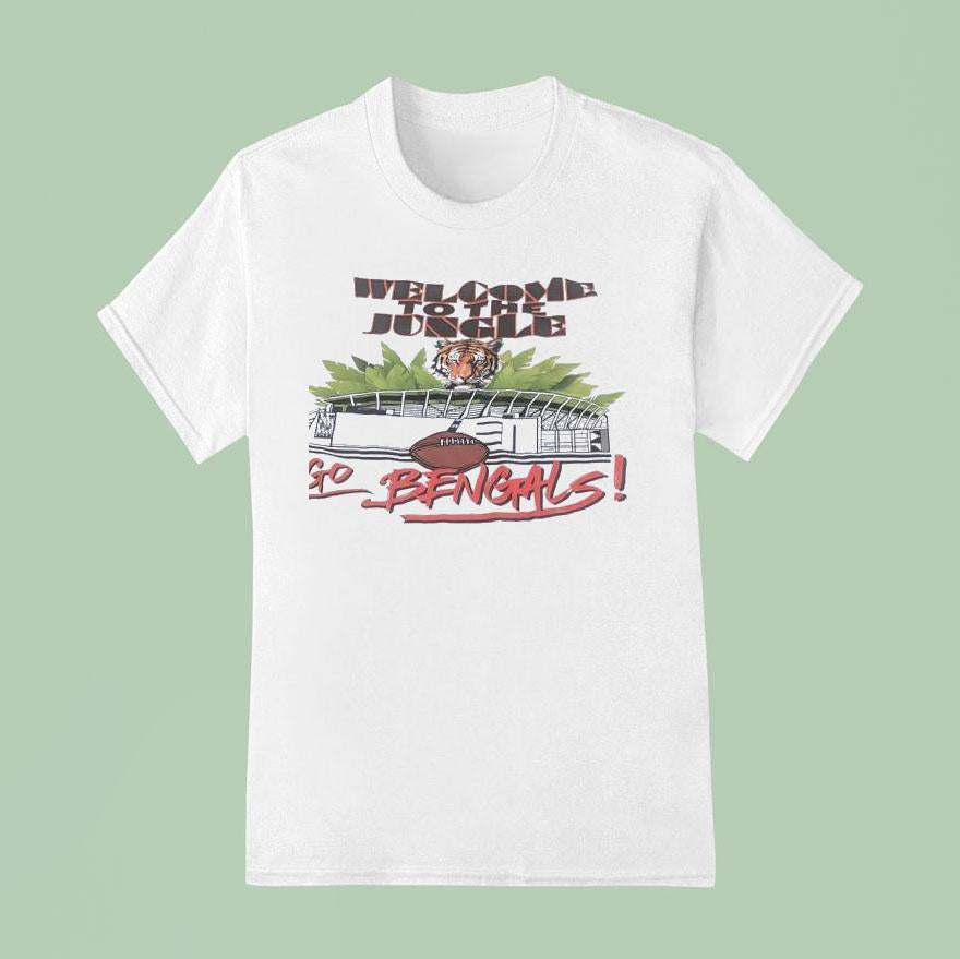 Welcome To The Jungle Go Cincinnati Bengals Shirt