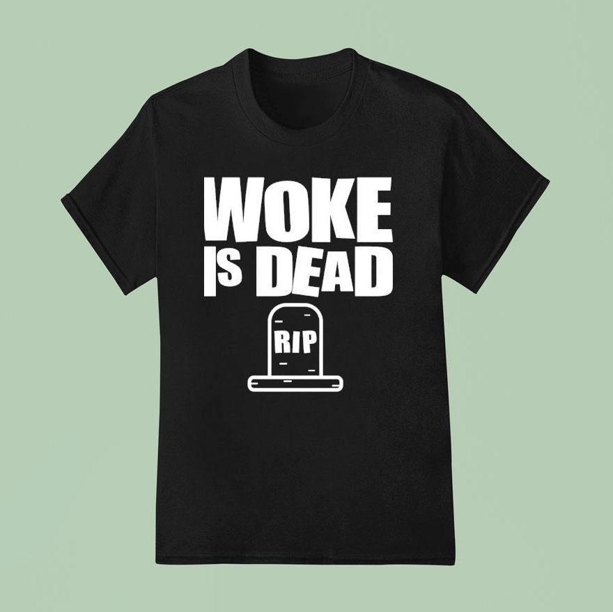 Woke Is Dead Rip Tombstone Shirt