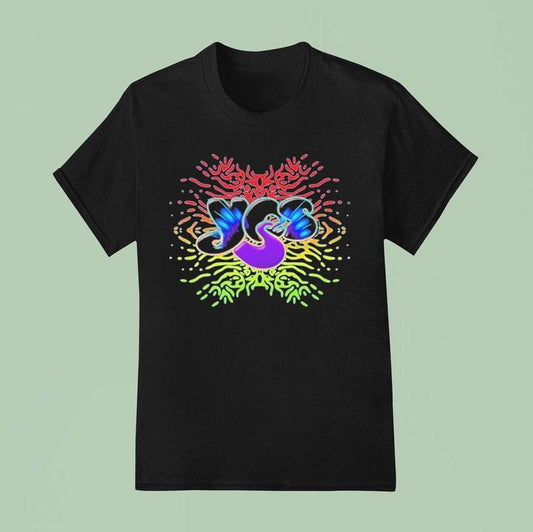 Yes Rainbow Abstract Logo 2024 Tour Shirt