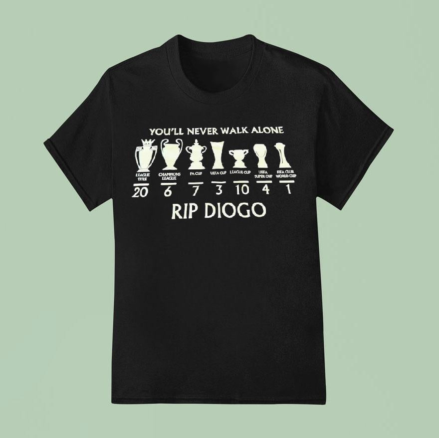 You'll Never Walk Alone Rip Diogo Shirt