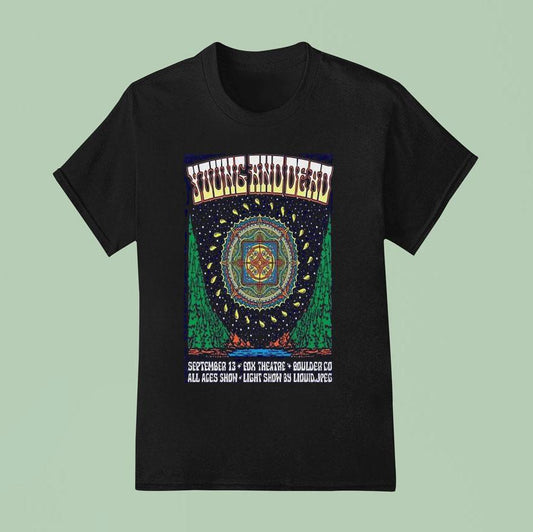 Young And Dead Fox Theatre Boulder, Co Tour 2025 Shirt