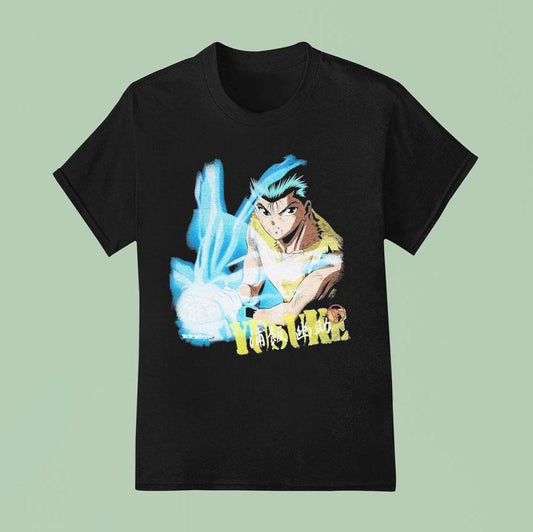 Yusuke Spirit Wave Mega Yuyu Hakusho Shirt