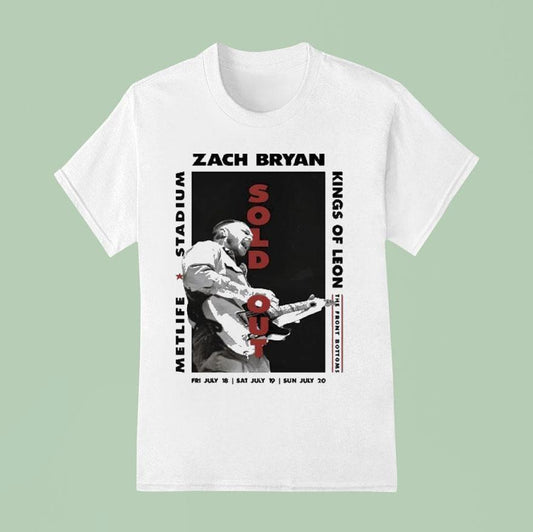 Zach Bryan Kings Of Leon Metlife Stadium The Front Bottoms East Rutherford July 2025 Shirt