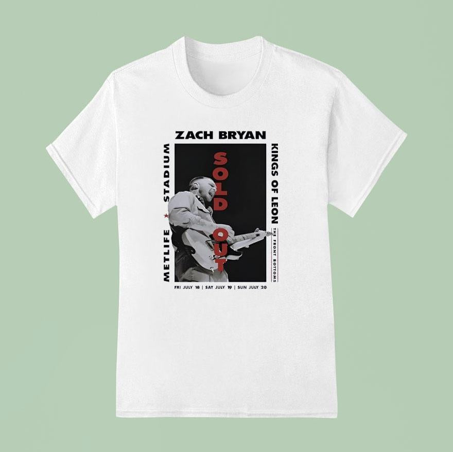 Zach Bryan Metlife Stadium Kings Of Leon Shirt