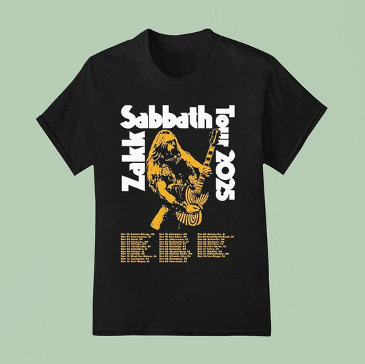 Zakk Sabbath Tour 2025 Dates On October 30 In Rancho Mirage Ca Shirt
