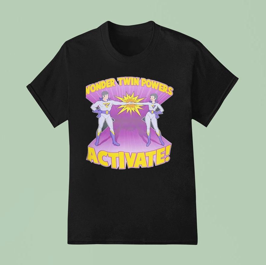 Zan And Jayna Wonder Twin Powers Activate Shirt