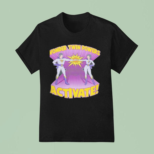 Zan And Jayna Wonder Twin Powers Activate Shirt