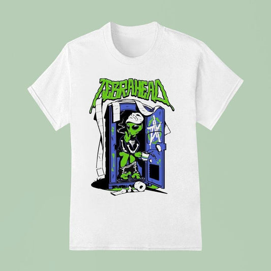 Zebrahead Coffee Break Alien Toilet Shirt
