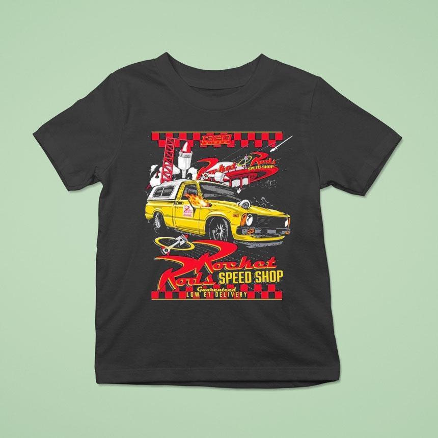1320video Rocket Rods Speed Shop Low Et Delivery Shirt