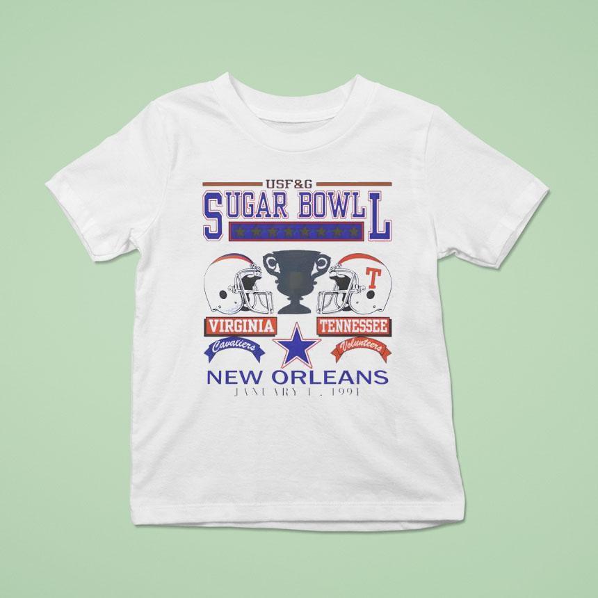 1991 Sugar Bowl Virginia Vs Tennessee New Orleans Shirt