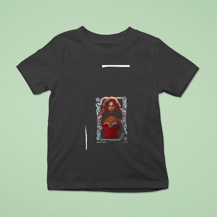 2025 Beyonce Cowboy Carter Tour X Las Vegas Red Photo Shirt