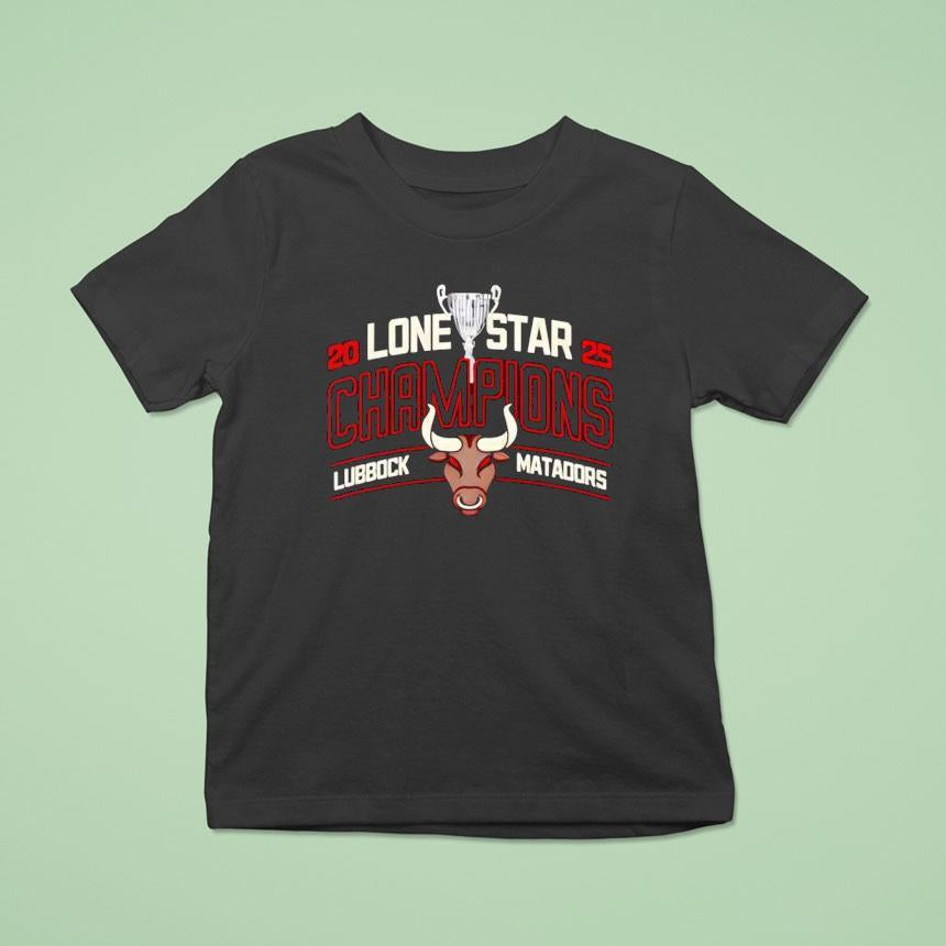 2025 Lone Star Champions Lubbock Matadors Shirt
