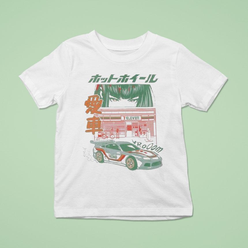 7-eleven® X Hot Wheels Vroom Anime Eyes Shirt