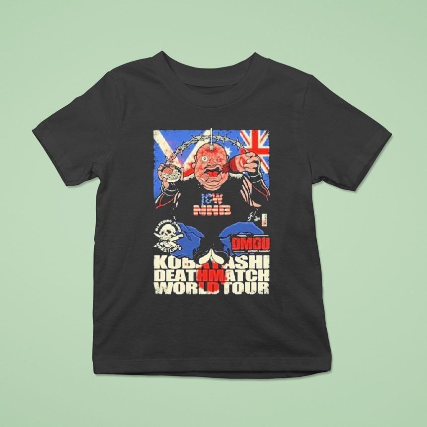 Abdullah Kobayashi Icw Nhb X Dmdu X Bgw Death Match World Tour 2025 Shirt