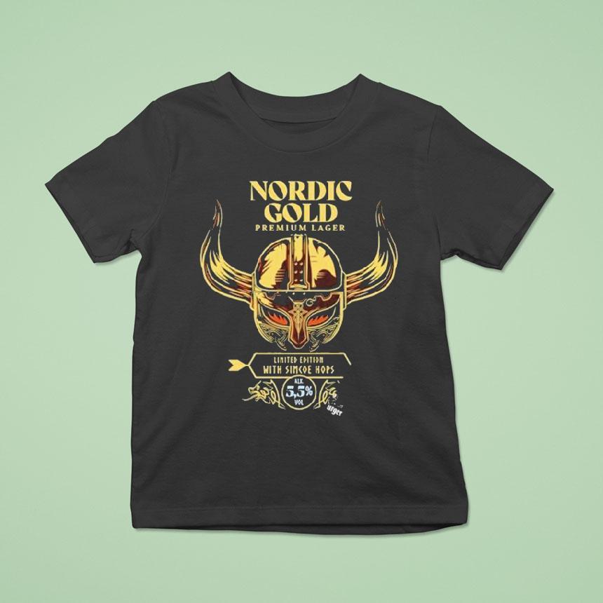 Amon Amarth Nordic Gold Premium Lager With Simcoe Hops Shirt