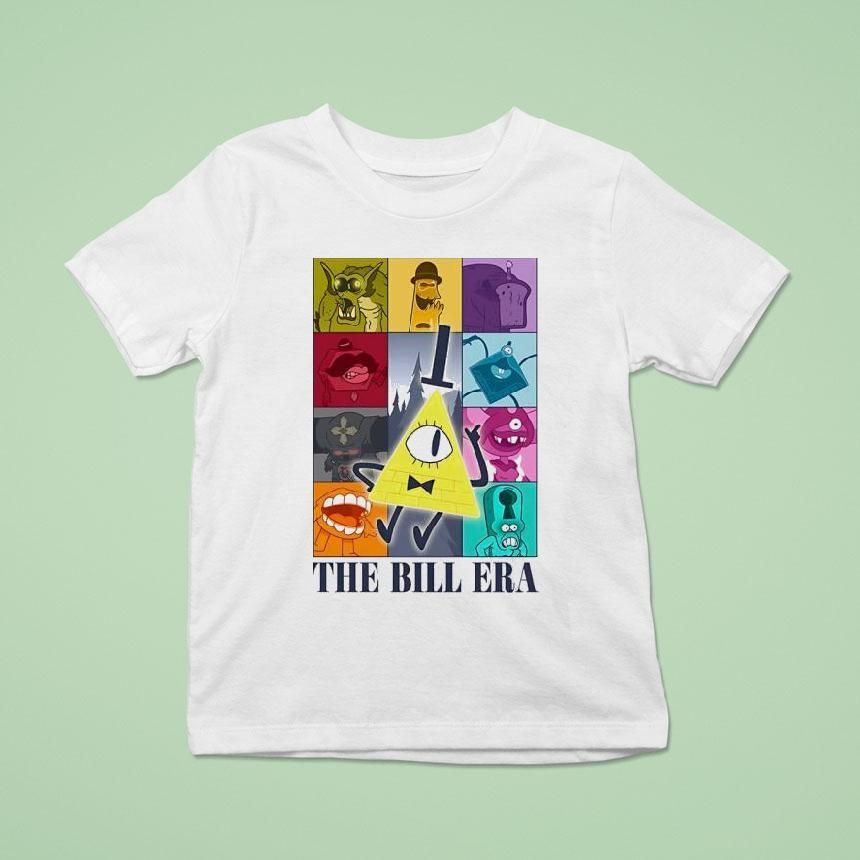 Bill Cipher From Gravity Falls Style Of The Eras Tour Shirt