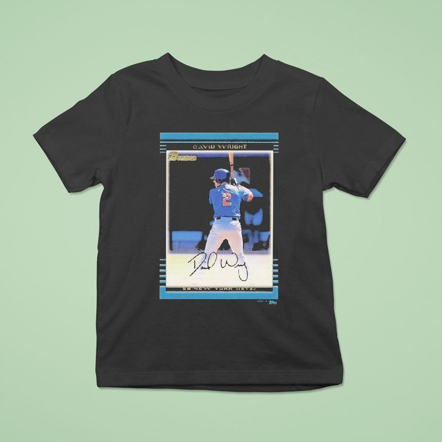 David Wright New York Mets Male Topps Baseball Card Player Shirt