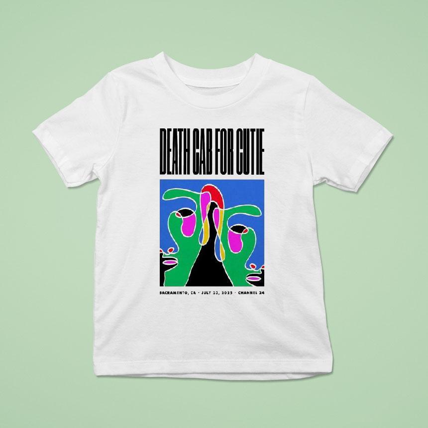 Death Cab For Cutie Tour Sacramento, Ca 2025 Shirt