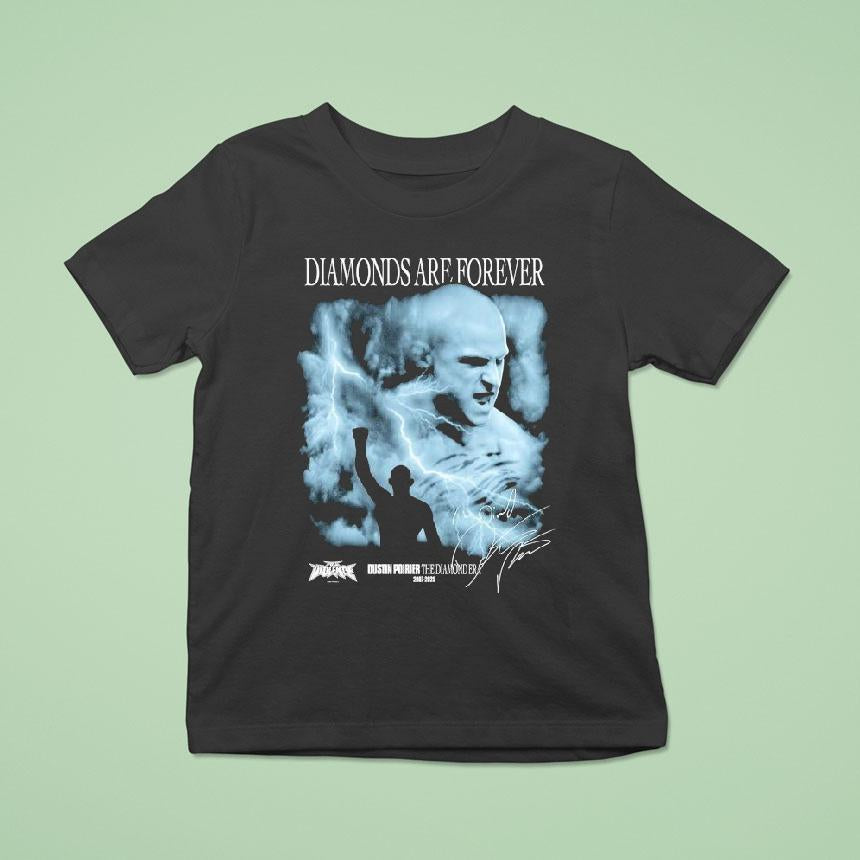 Dustin Poirier The Diamond Era Diamonds Are Forever 2007 2025 Full Violence Shirt