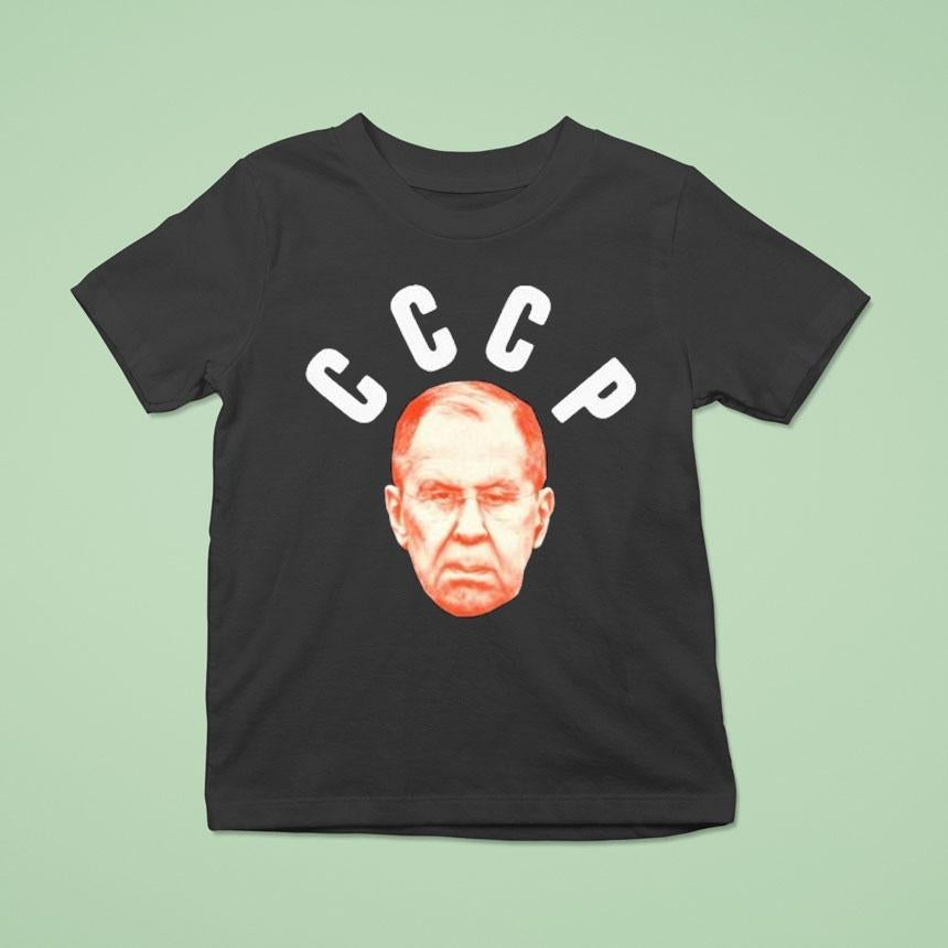 Sergey Viktorovich Lavrov Ussr Cccp Face Head Shirt