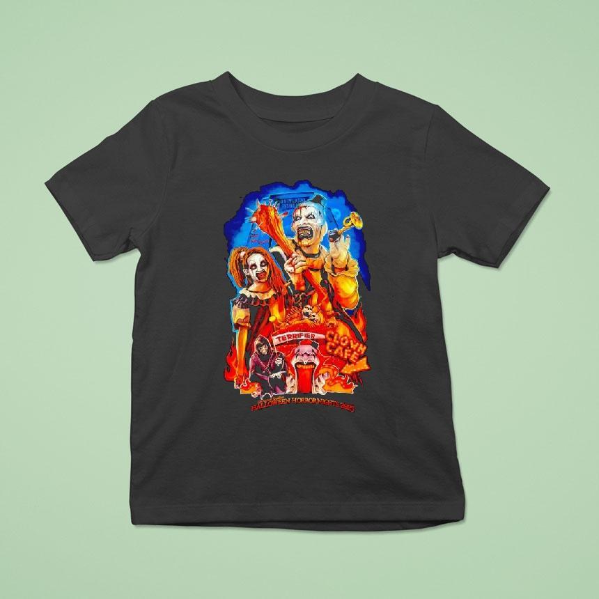 Terrifier Clown Cafe Universal Studios Halloween Horror Nights 2025 Shirt